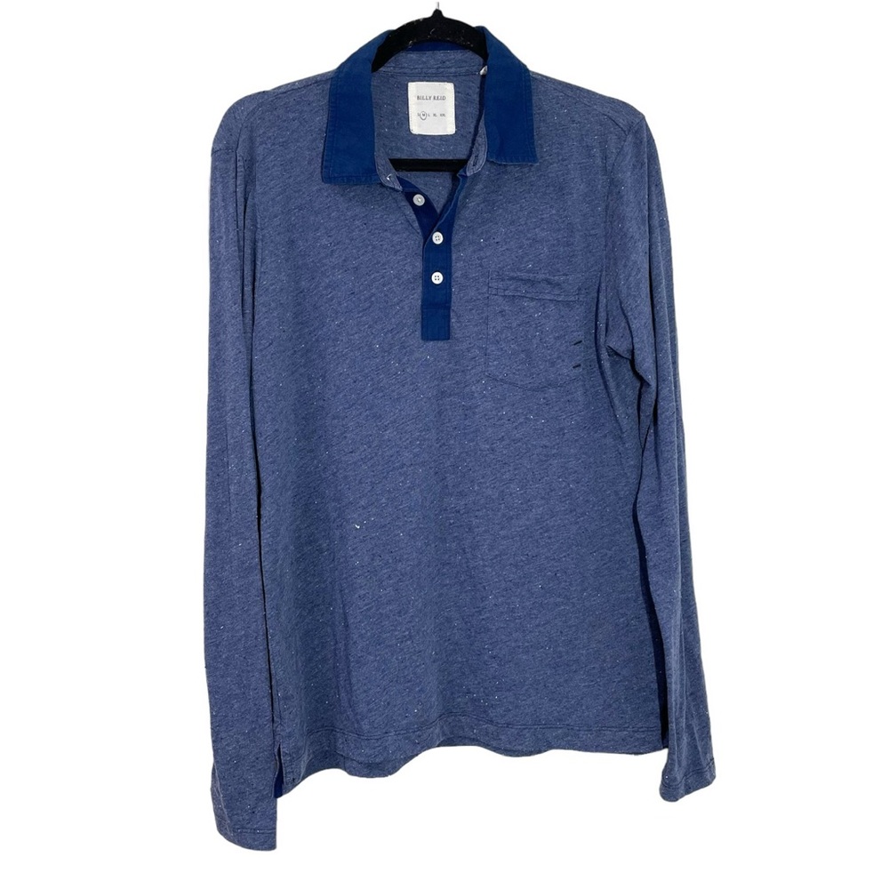 Billy Reid Long Sleeve Polo